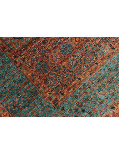 Tappeto Mamlouk Pakistan 175x237 Blu Petrolio T