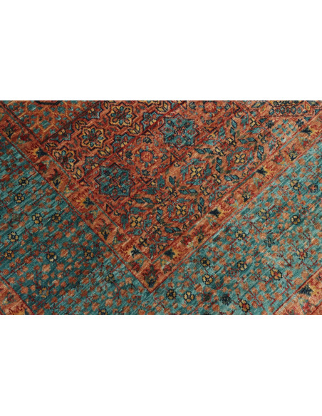 Tappeto Mamlouk Pakistan 175x237 Blu Petrolio T