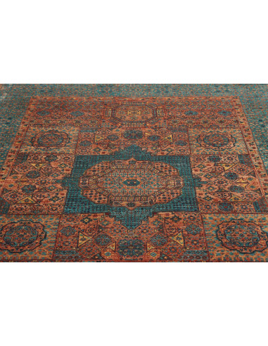 Tappeto Mamlouk Pakistan 175x237 Blu Petrolio T