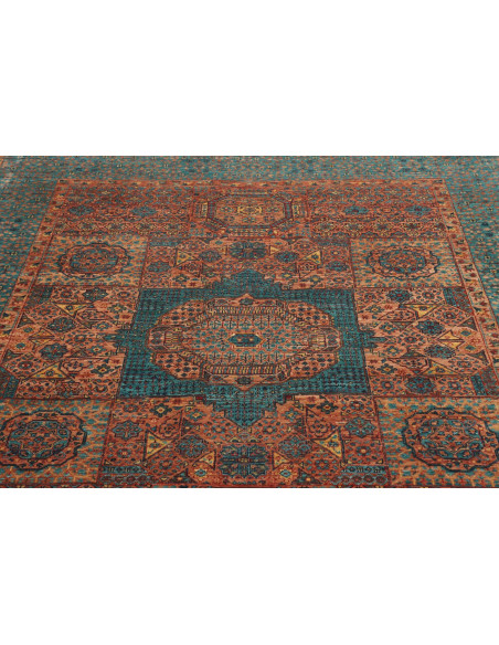 Tappeto Mamlouk Pakistan 175x237 Blu Petrolio T