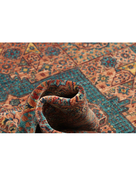 Tappeto Mamlouk Pakistan 175x237 Blu Petrolio T