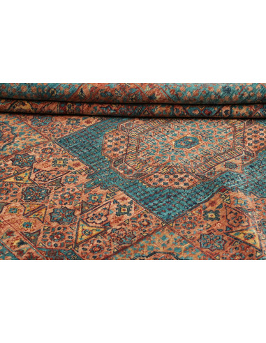 Tappeto Mamlouk Pakistan 175x237 Blu Petrolio T