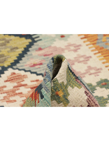 Kilim 125x184 Cm Kilim Afghanistan Hand-carded Wool (warp: