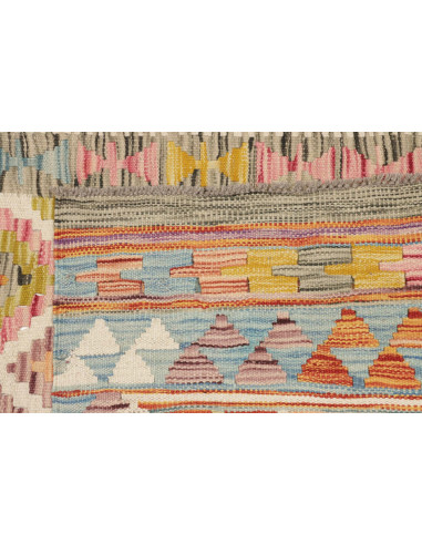 Kilim 102x204 Cm Kilim, Afghanistan, Lana Cardata A Mano,