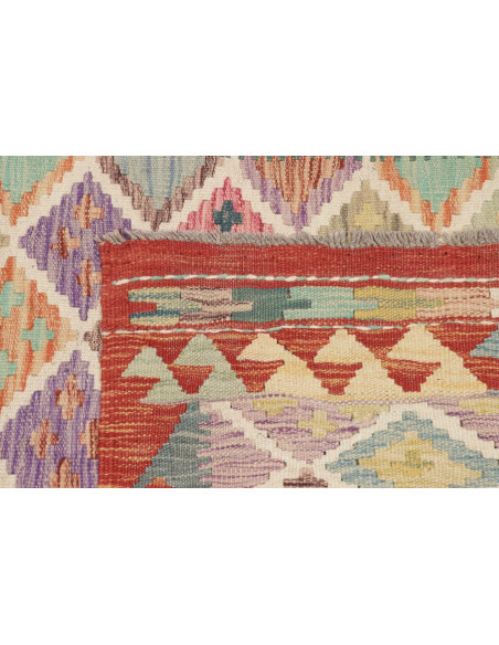 Kilim 101x190 Cm Kilim Afghanistan Lana Cardata A Mano
