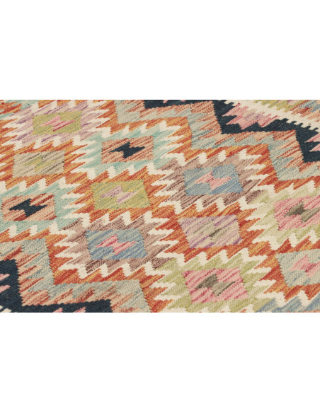 Kilim 101x198 Cm Kilim, Afghanistan, Hand-carded Wool,