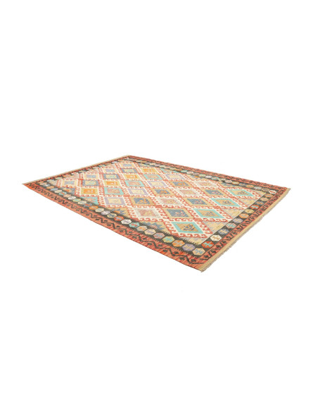 Kilim 206x289 Cm Kilim Afghanistan Lana Cardata A Mano