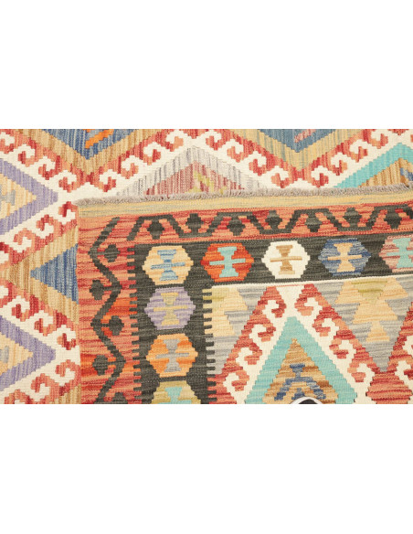 Kilim 206x289 Cm Kilim Afghanistan Hand-carded Wool Cotton