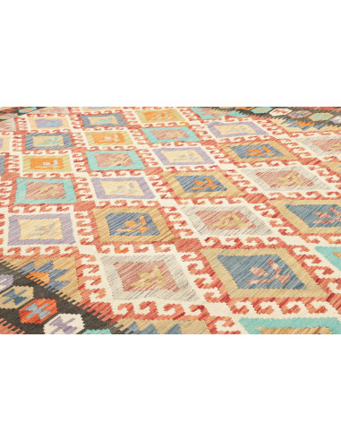 Kilim 206x289 Cm Kilim Afghanistan Lana Cardata A Mano