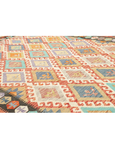 Kilim 206x289 Cm Kilim Afghanistan Hand-carded Wool Cotton