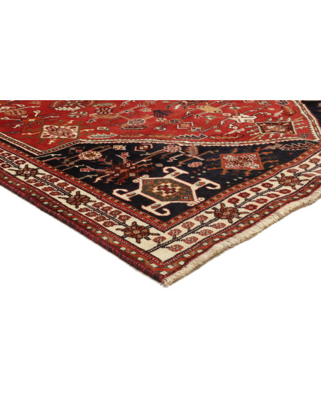 Shiraz 158x246 Cm Shiraz, Persia, Hand-carded Wool (cotton