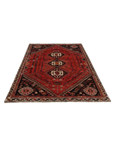 Shiraz 172x267 Cm Shiraz, Persia, Lana Cardata A Mano,