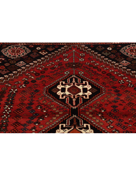 Shiraz 172x267 Cm Shiraz, Persia, Lana Cardata A Mano,