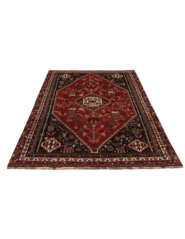 Shiraz 174x274 Cm Shiraz, Persia, Lana Cardata A Mano