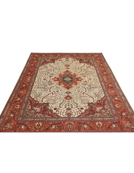 Tabriz 203x292 Cm Tabriz Persia Hand-carded Wool Cotton