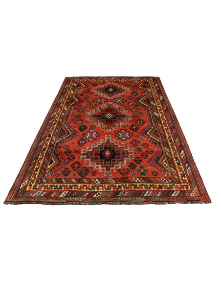Shiraz 160x250 Cm Shiraz, Persia, Hand-carded Wool (cotton