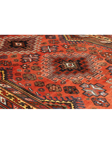 Shiraz 160x250 Cm Shiraz, Persia, Lana Cardata A Mano