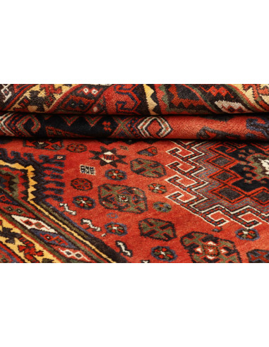 Shiraz 160x250 Cm Shiraz, Persia, Lana Cardata A Mano