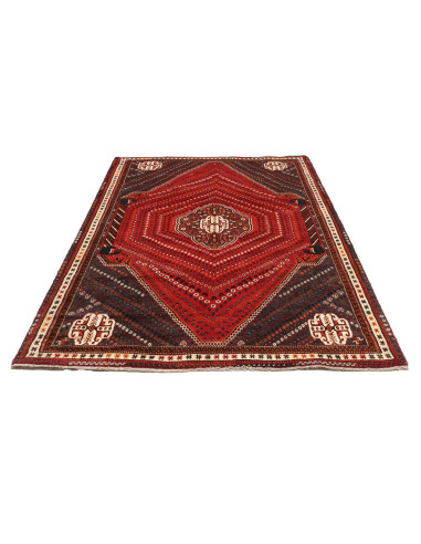 Shiraz 180x260 Cm Shiraz, Persia, Hand-carded Wool (cotton
