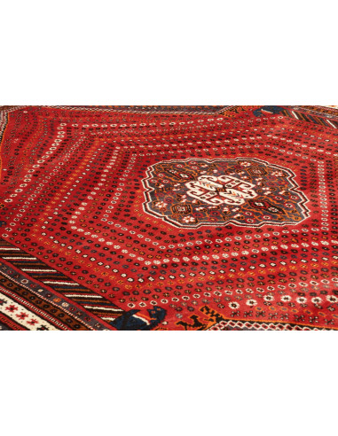 Shiraz 180x260 Cm Shiraz, Persia, Hand-carded Wool (cotton