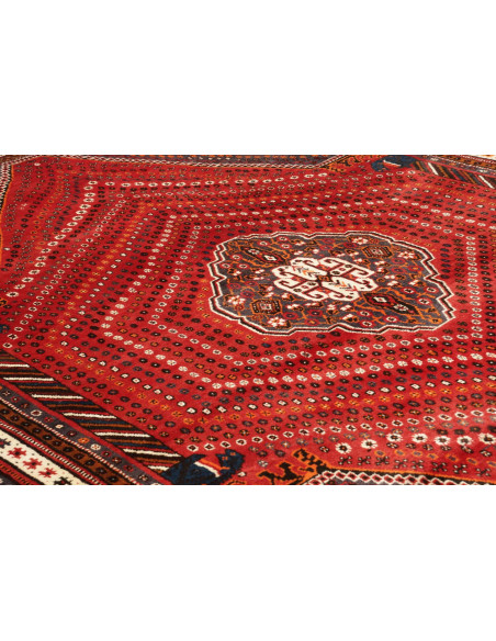 Shiraz 180x260 Cm Shiraz, Persia, Lana Cardata A Mano