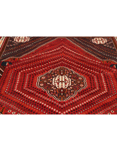 Shiraz 180x260 Cm Shiraz, Persia, Hand-carded Wool (cotton