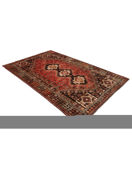 Shiraz 165x268 Cm Shiraz Persia Lana Cardata A Mano (ordito: