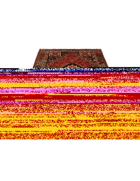Shiraz 165x268 Cm Shiraz Persia Lana Cardata A Mano (ordito: