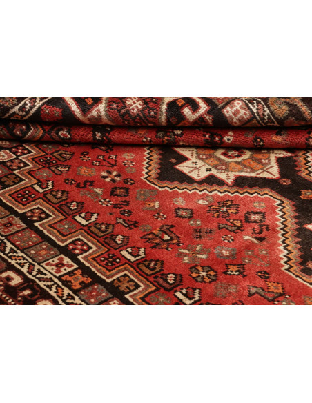 Shiraz 165x268 Cm Shiraz Persia Lana Cardata A Mano (ordito: