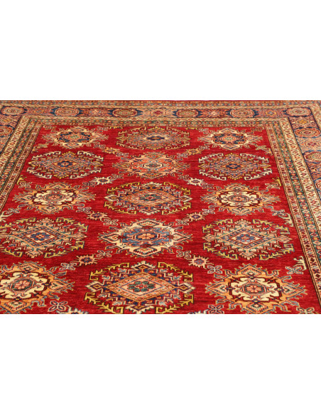 Kazak Fine 207x283 Cm Kazak Fine, Pakistan, Hand-carded Wool