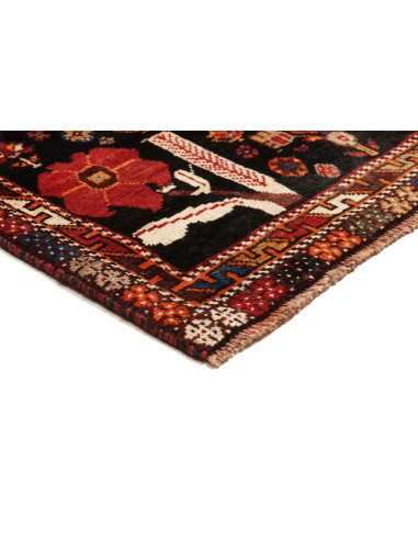 Shiraz 163x285 Cm Shiraz, Persia, Lana Cardata A Mano,