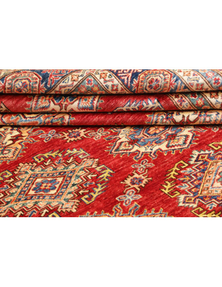 Kazak Fine 207x283 Cm Kazak Fine, Pakistan, Hand-carded Wool