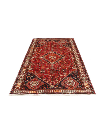 Shiraz 160x258 Cm Shiraz Persia Hand-carded Wool (warp: