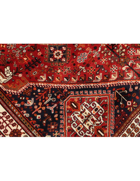 Shiraz 160x258 Cm Shiraz Persia Lana Cardata A Mano (ordito: