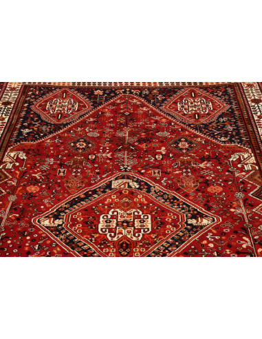 Shiraz 160x258 Cm Shiraz Persia Hand-carded Wool (warp: