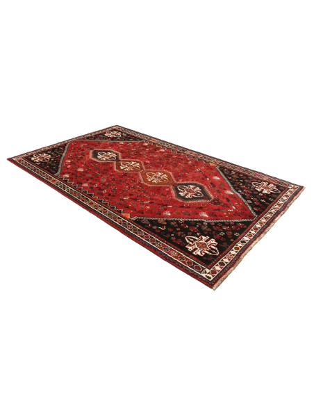 Shiraz 163x275 Cm Shiraz Persia Lana Cardata A Mano Cotone