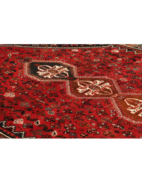 Shiraz 163x275 Cm Shiraz Persia Lana Cardata A Mano Cotone