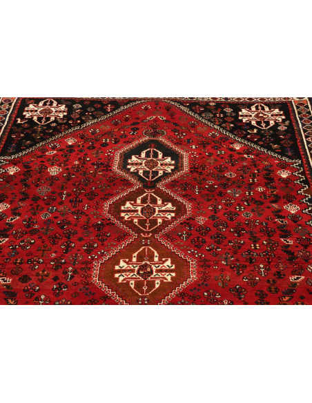 Shiraz 163x275 Cm Shiraz Persia Lana Cardata A Mano Cotone