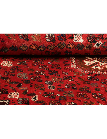 Shiraz 163x275 Cm Shiraz Persia Lana Cardata A Mano Cotone