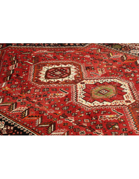Shiraz 173x260 Cm Shiraz, Persia, Hand-carded Wool (cotton