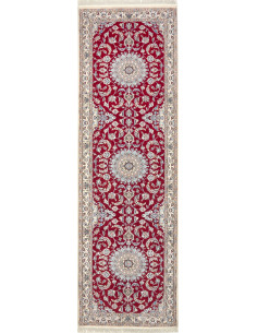 Rug Nain 9La Persia beige maroon 90x309