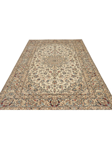 Kashan 197x308 Cm Kashan Persia Hand-carded Wool Cotton