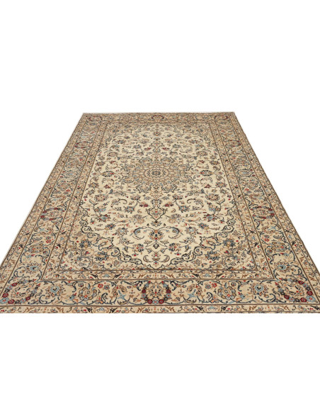 Kashan 197x308 Cm Kashan Persia Hand-carded Wool Cotton