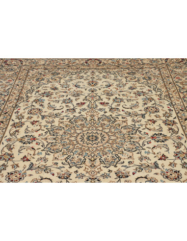 Kashan 197x308 Cm Kashan Persia Hand-carded Wool Cotton