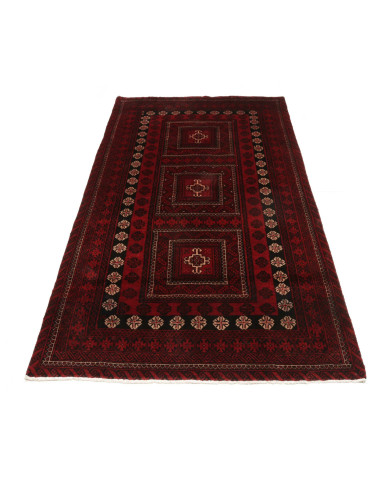 Baluch 110x208 Cm Baluch Persia Hand-carded Wool Cotton