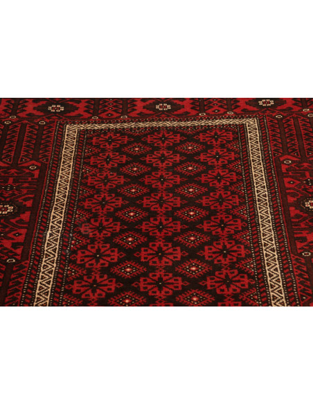 Baluch 109x211 Cm Baluch Persia Hand-carded Wool (cotton