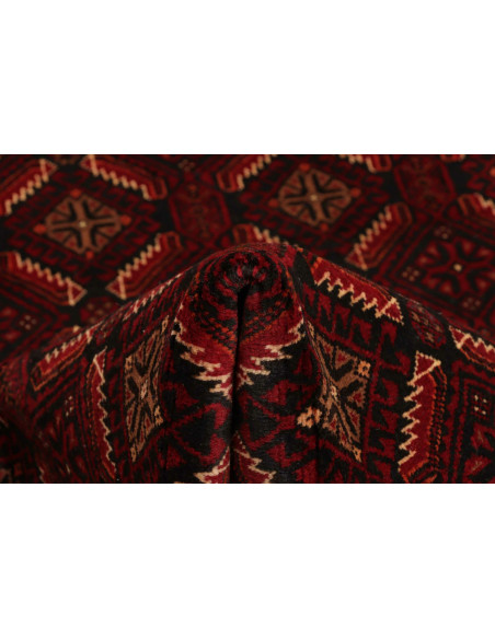 Baluch 107x198 Cm Baluch Persia Hand-carded Wool (warp: