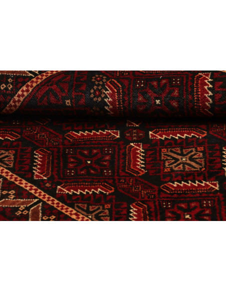 Baluch 107x198 Cm Baluch Persia Lana Cardata A Mano (ordito: