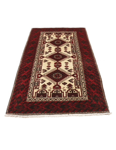 Baluch 103x197 Cm Baluch Persia Hand-carded Wool Cotton