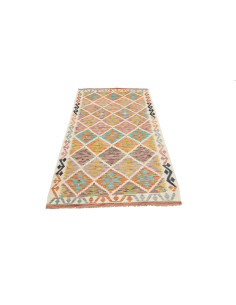 Kilim 99x199 Cm Kilim Afghanistan Hand-carded Wool (warp 2